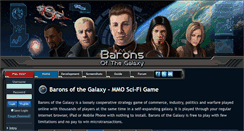 Desktop Screenshot of baronsofthegalaxy.com